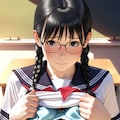 委員長リツコのおっぱい見せ2 3枚目