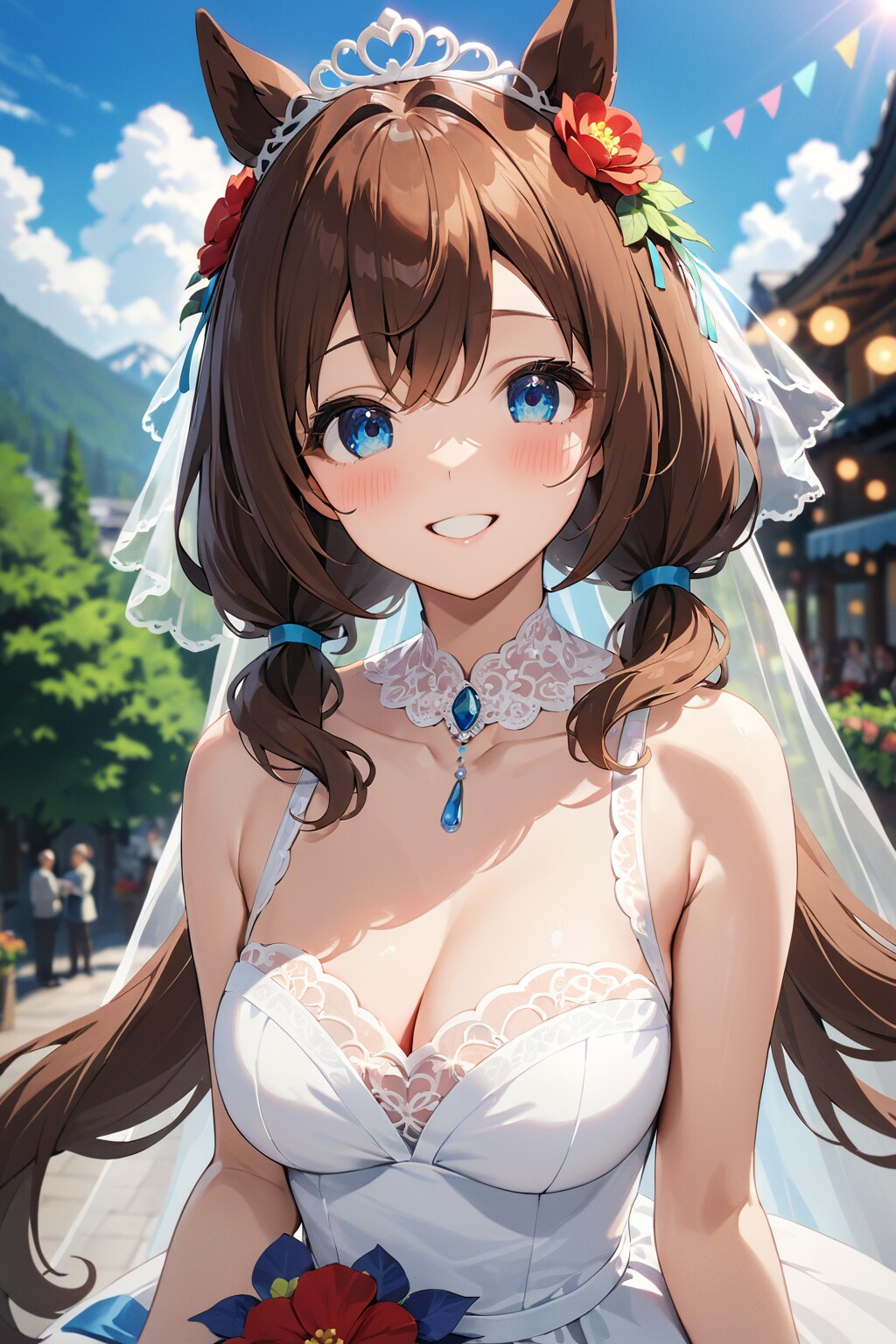 オリジナルモブウマ娘 ジューンブライド | の人気AIイラスト・グラビア