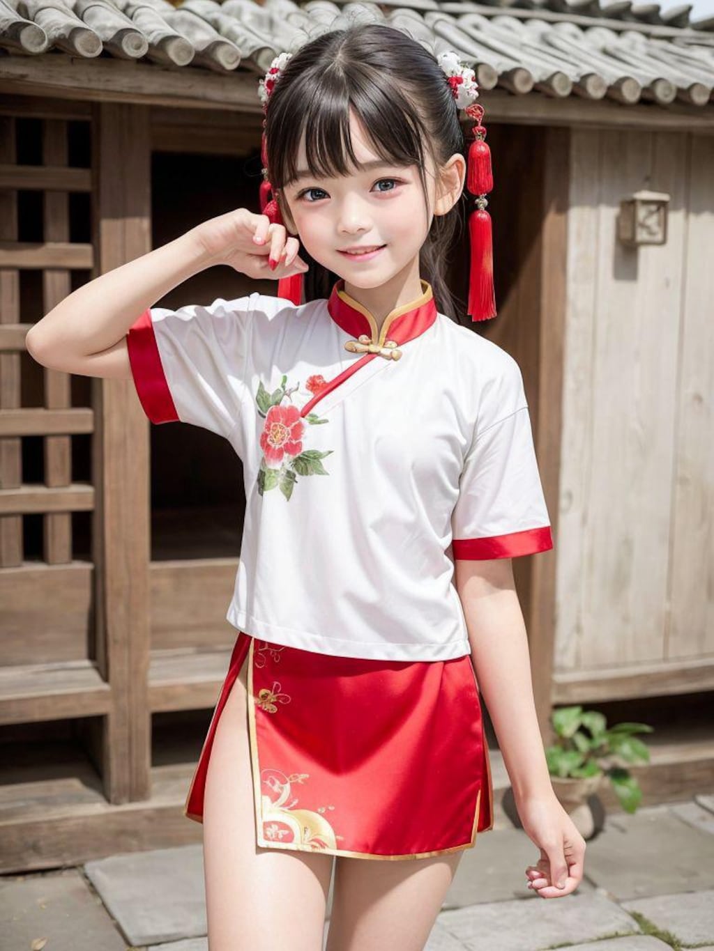 赤チャイナちゃん