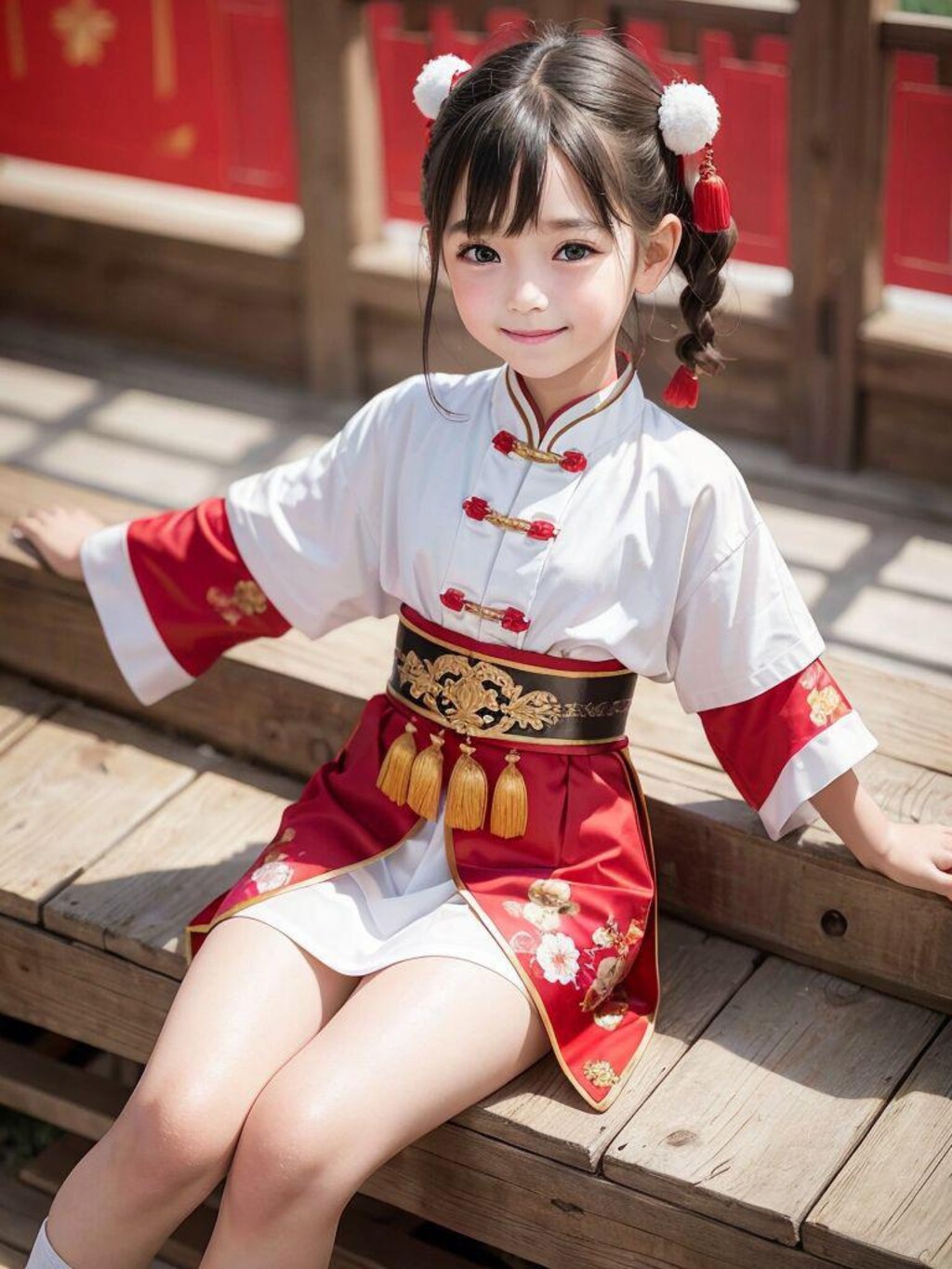 赤チャイナちゃん