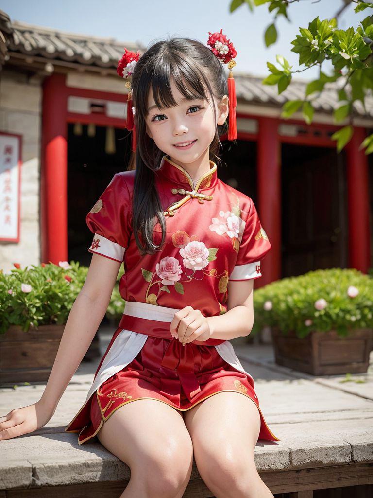 赤チャイナちゃん