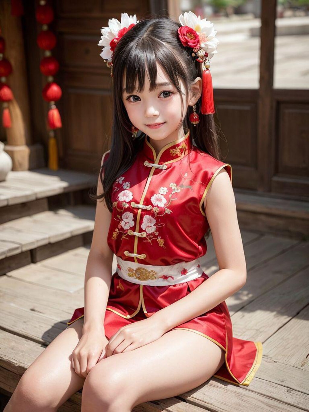 赤チャイナちゃん