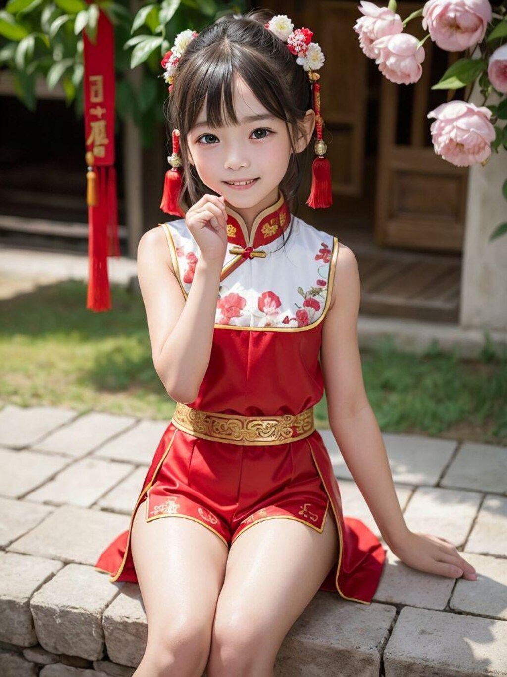赤チャイナちゃん