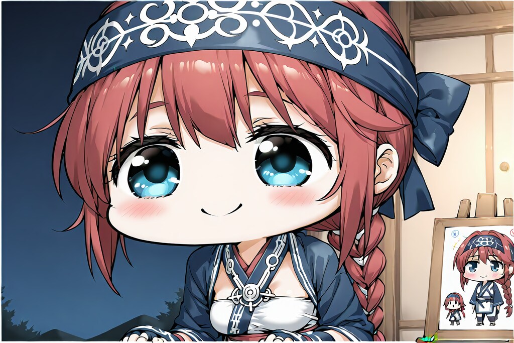 絵を描いたので……