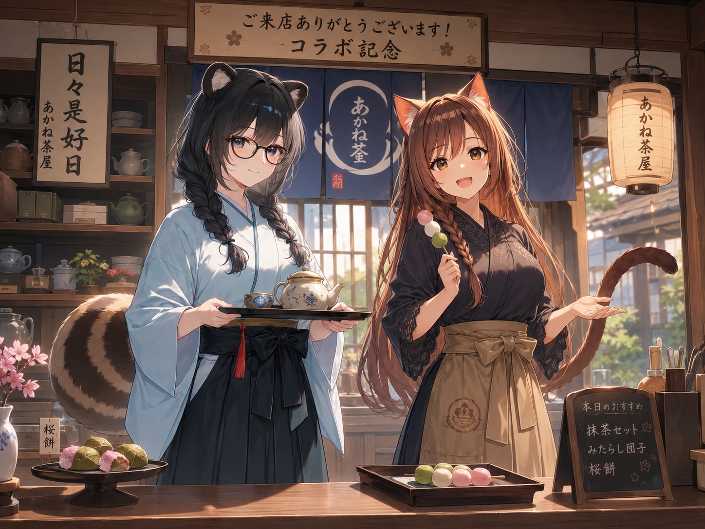 今日は一緒にお店番にゃ♪ | の人気AIイラスト・グラビア