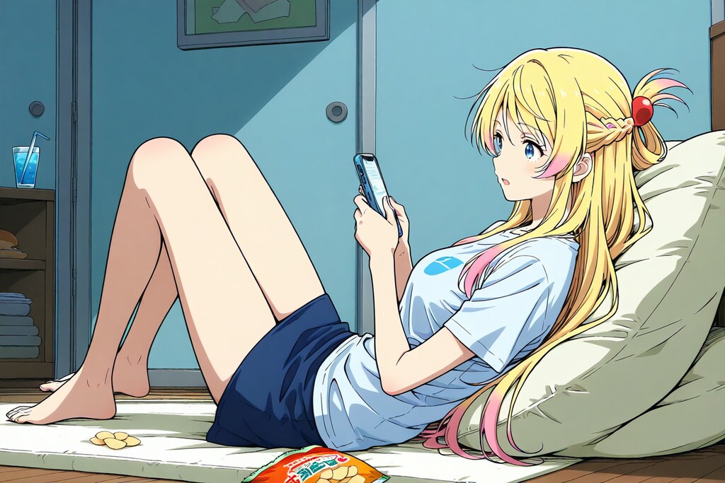 今日の金髪ちゃん