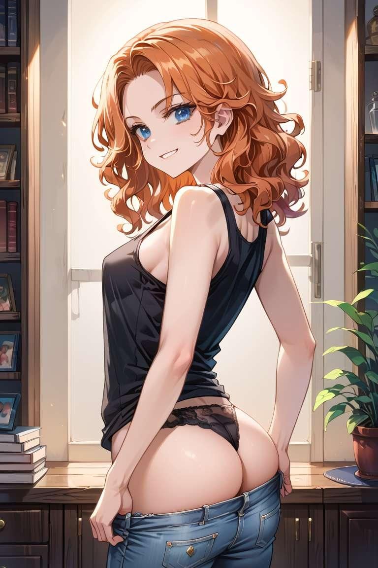 ズボンおろしケツ