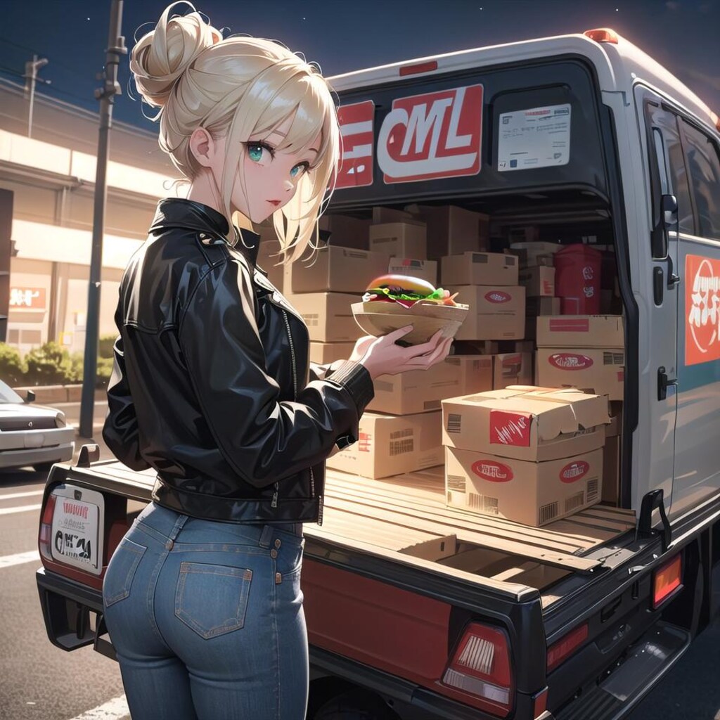 食事の時間も惜しんで配達