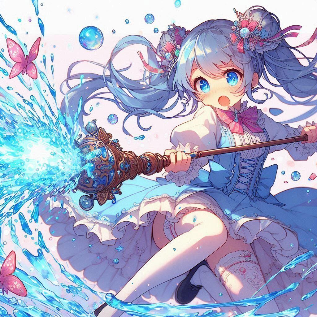 水魔法行きます！