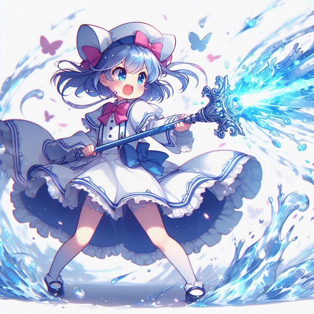 水魔法行きます！