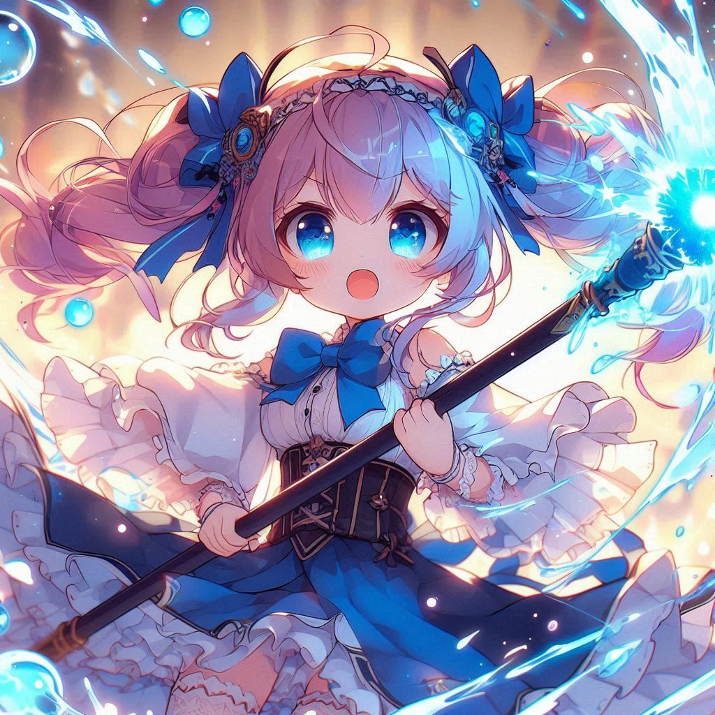 水魔法行きます！ | の人気AIイラスト・グラビア