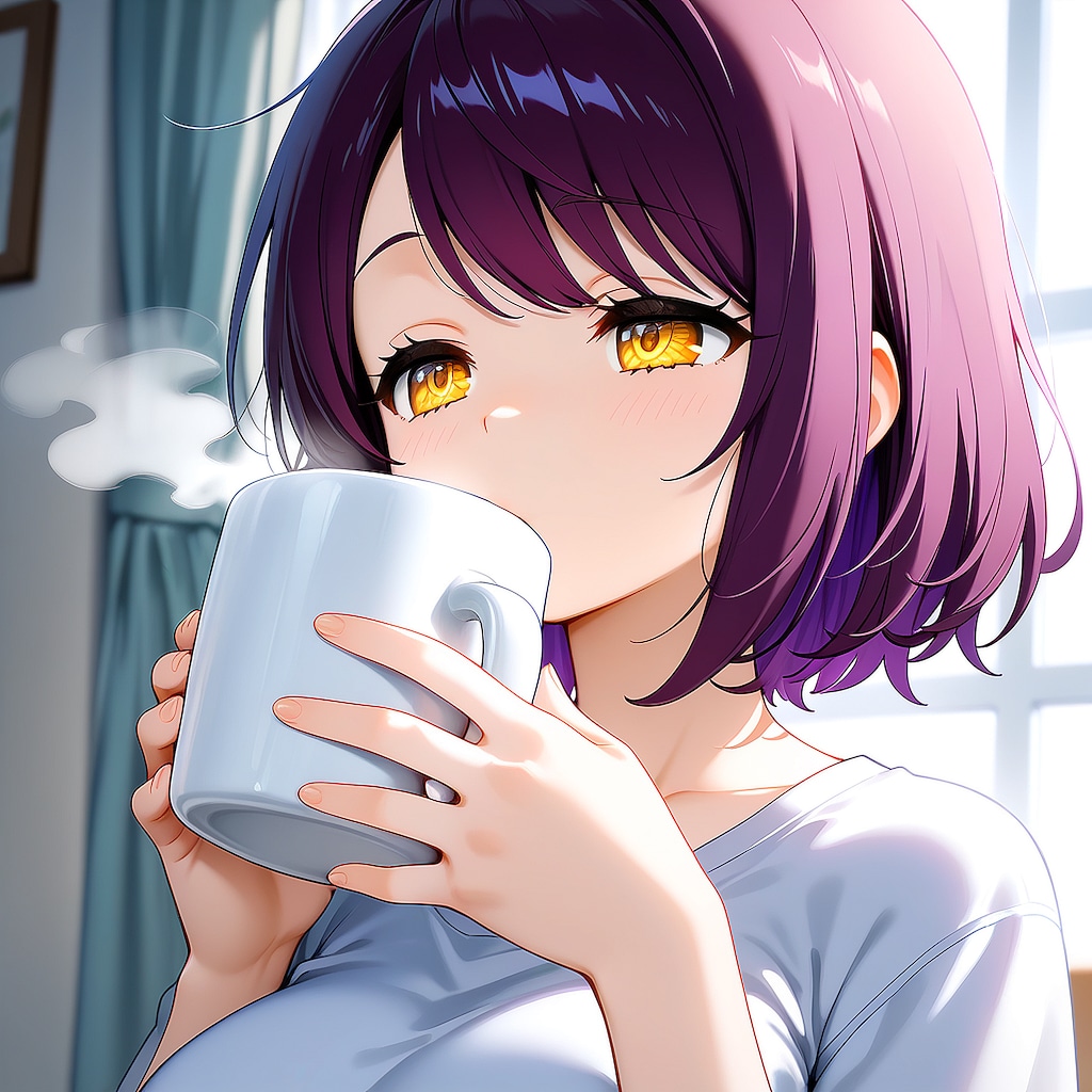 おはようございます（挨拶メイドの芽衣ちゃん）