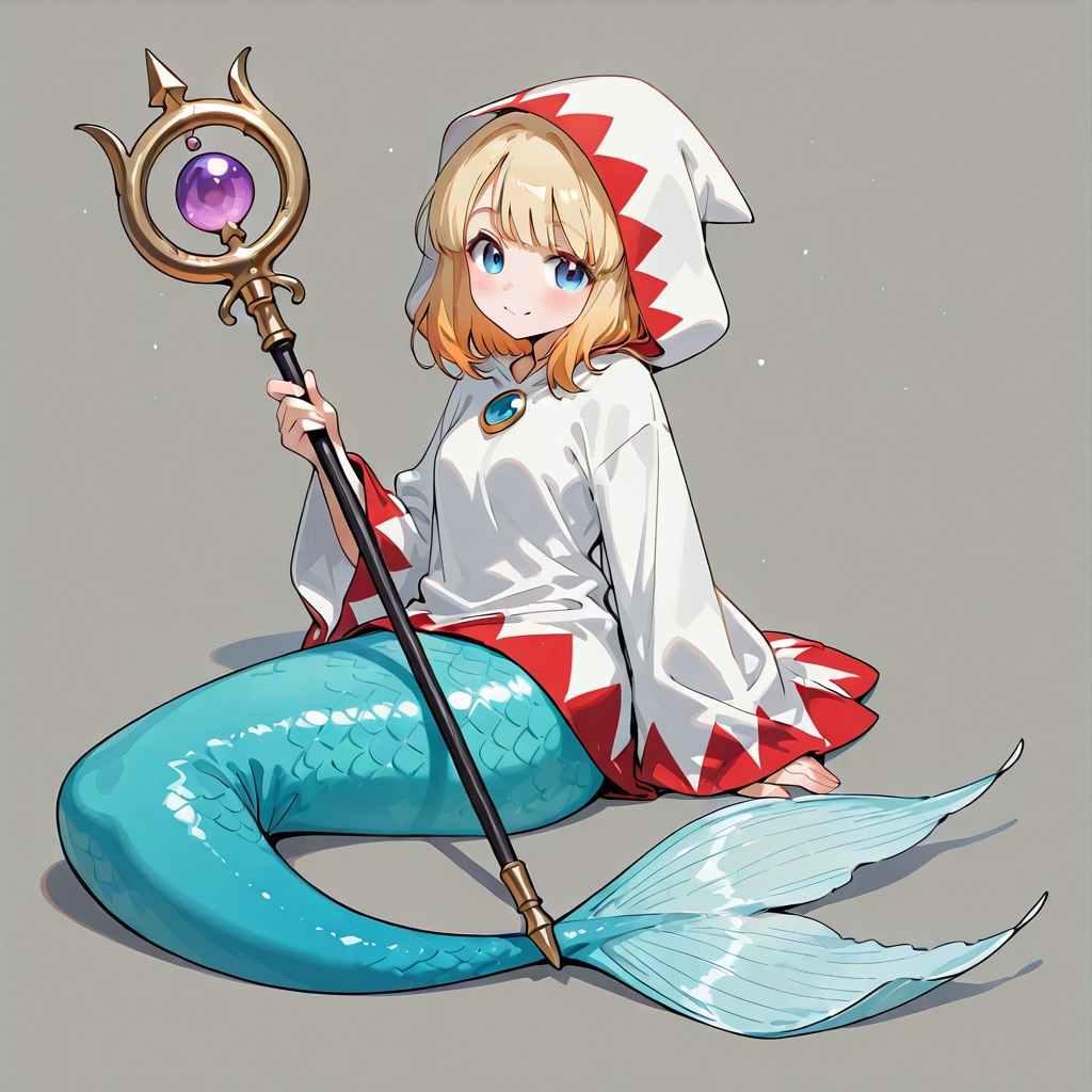 人魚の白魔道士 | の人気AIイラスト・グラビア