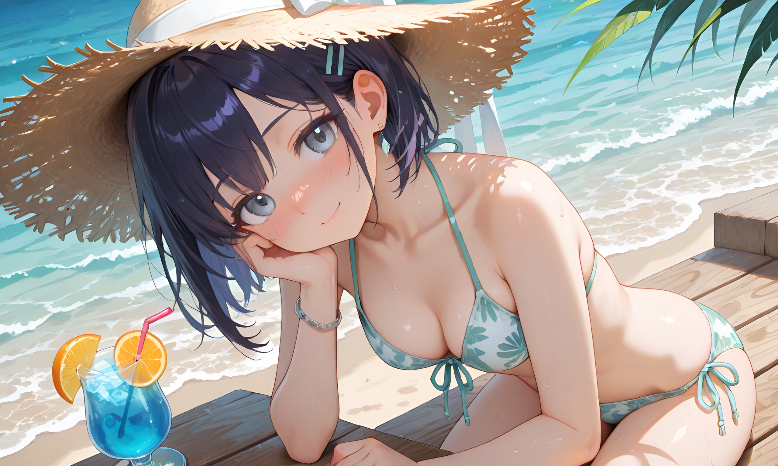 リゾートで