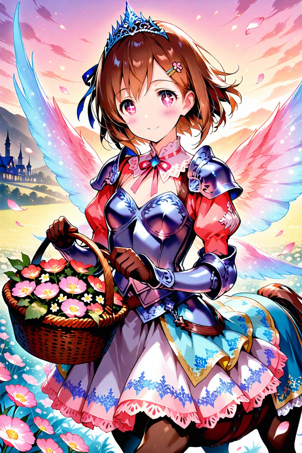 花原を駆ける半身の夢 | の人気AIイラスト・グラビア