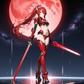赤の戦士。【菫（すみれ）Ver.】 3枚目