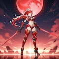 赤の戦士。【菫（すみれ）Ver.】 2枚目