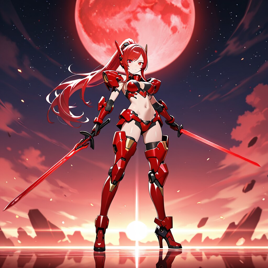赤の戦士。【菫（すみれ）Ver.】