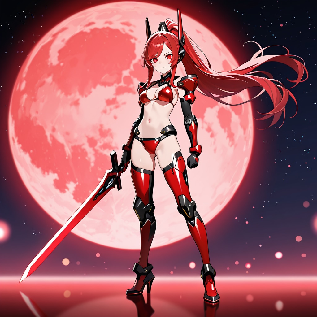 赤の戦士。【菫（すみれ）Ver.】