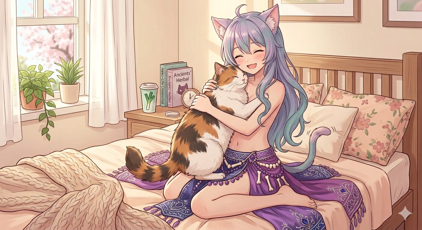 猫耳さんと🐱
