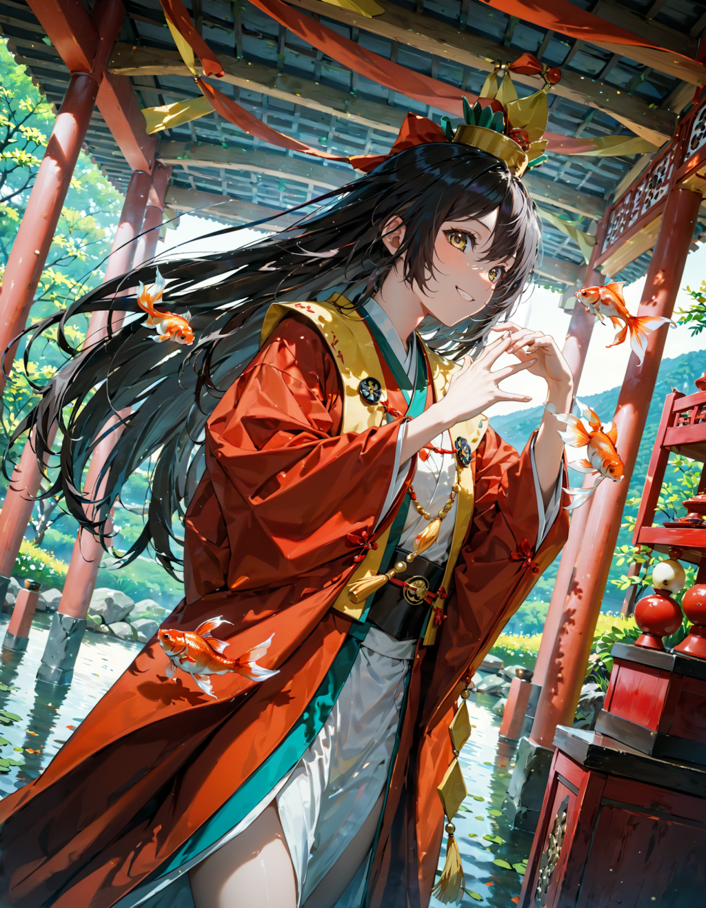 今日は雛祭り・上巳・桃の節句。金魚の日　その２