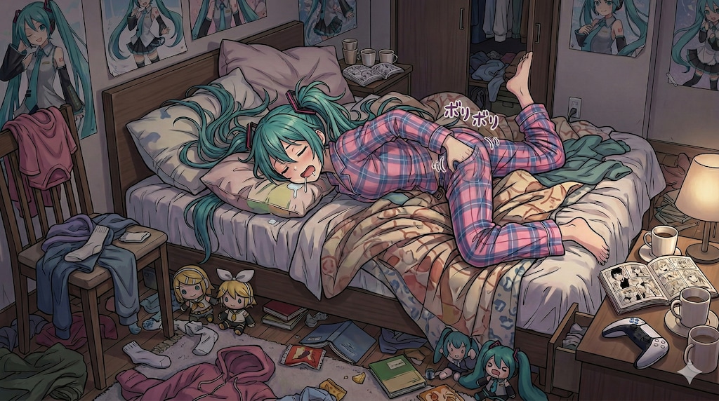 ミクさんの表と裏の顔(ﾉ^^)ﾉ