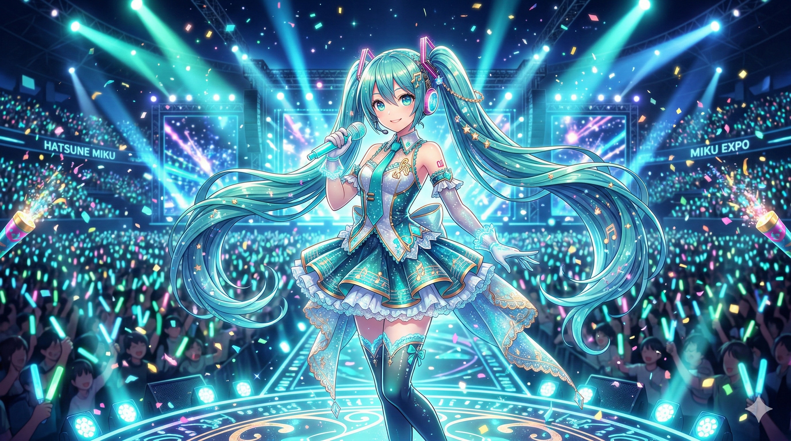 ミクさんの表と裏の顔(ﾉ^^)ﾉ | の人気AIイラスト・グラビア