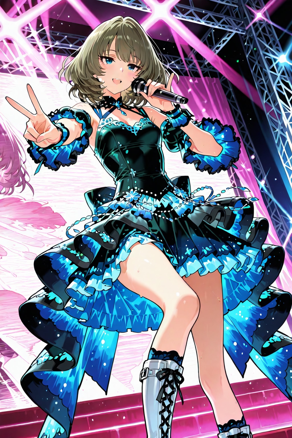 【コンサート】高垣楓　新作衣装　ーDPM++ 2M SDE Karras Ver. ー | の人気AIイラスト・グラビア