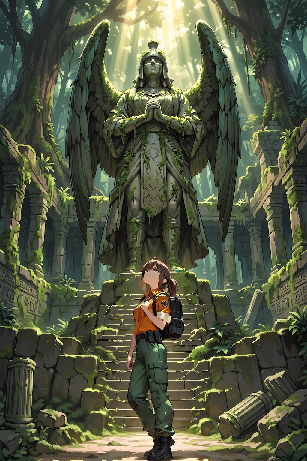 遺跡の最深で