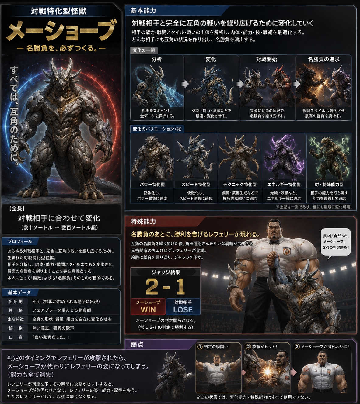 対戦特化型怪獣 メーショーブ