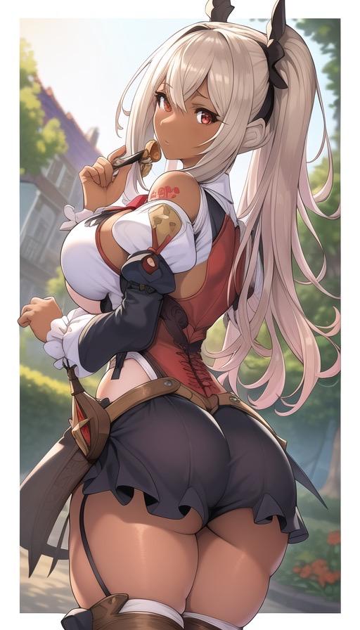 スタイリッシュな褐色美女9