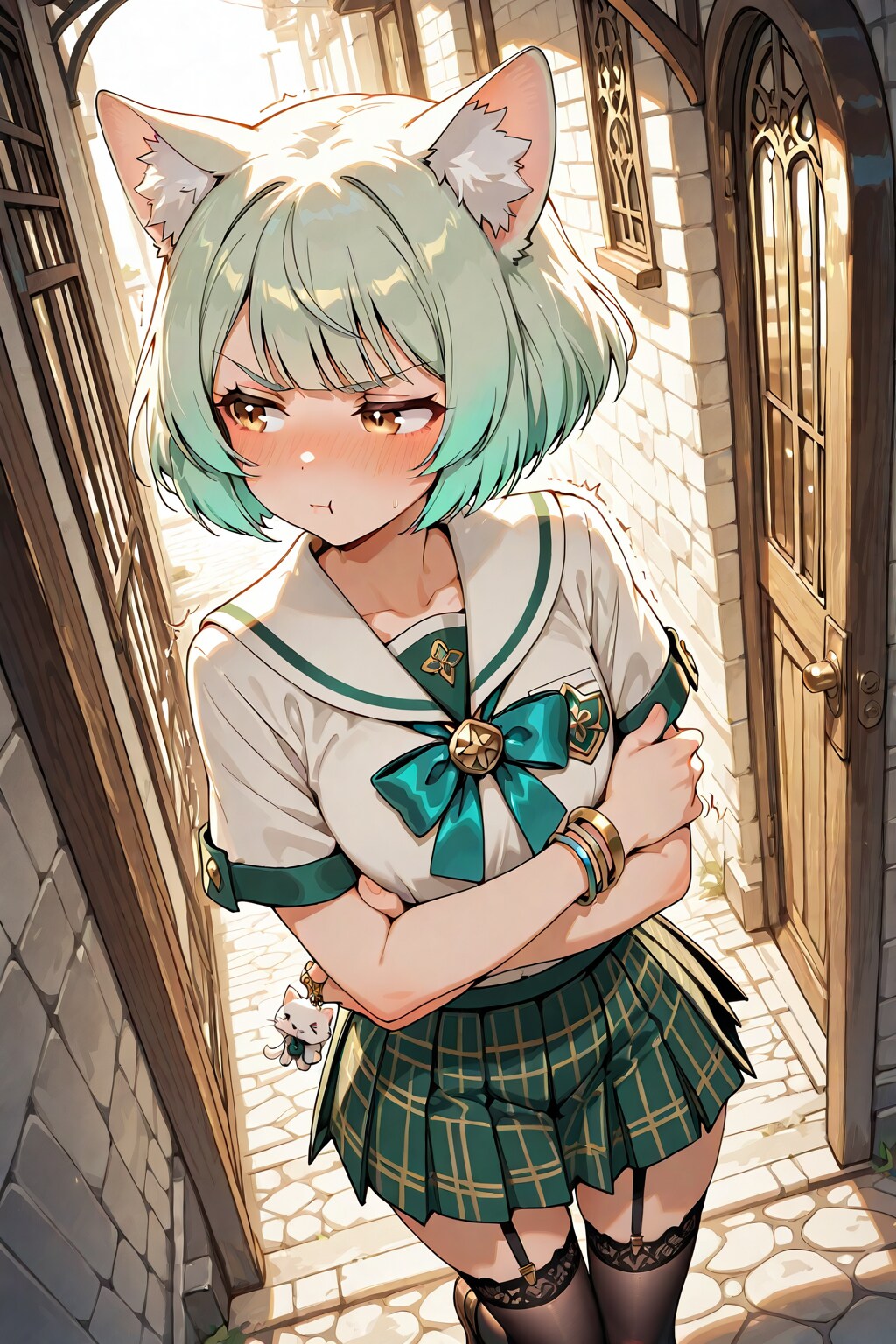 べ、別に待ってた訳じゃないから | の人気AIイラスト・グラビア