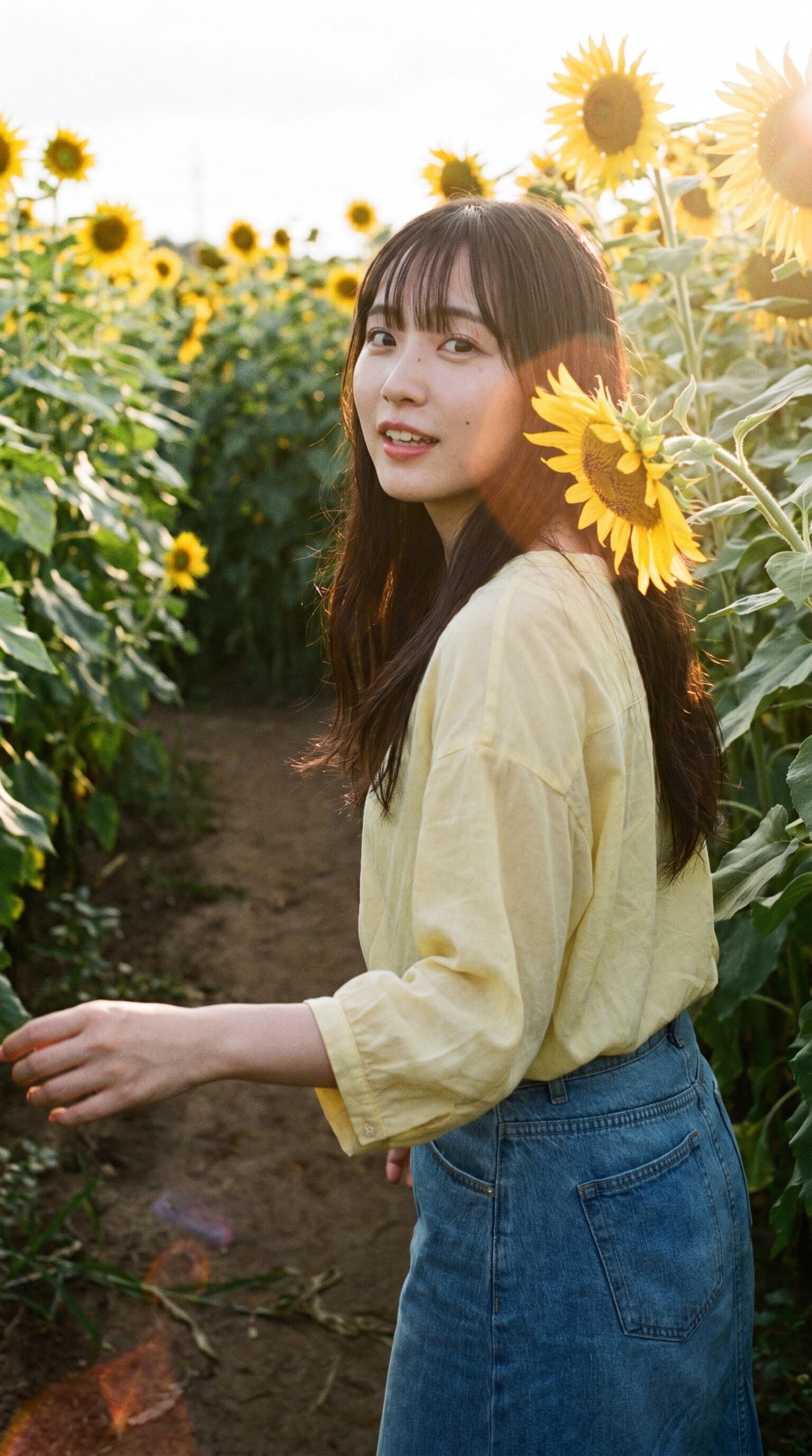 She Walks Where Summer Blooms | の人気AIイラスト・グラビア