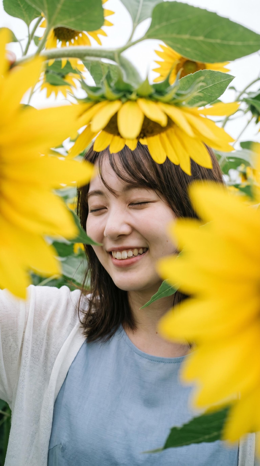 She Walks Where Summer Blooms
