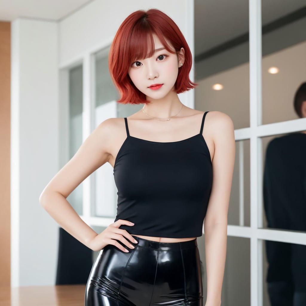 Ｅ那さん　革パンがテカテカだけど（笑）　まぁ、本人にだいぶ似てきた♪