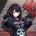 ロックな黒髪ちゃん 2枚目