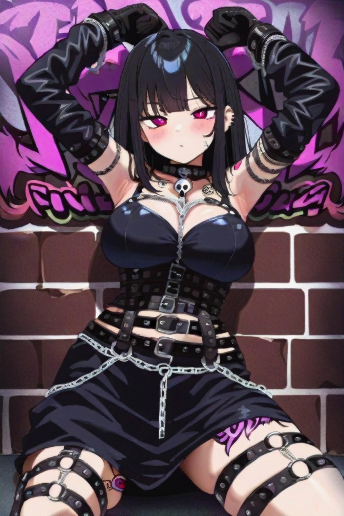 ロックな黒髪ちゃん