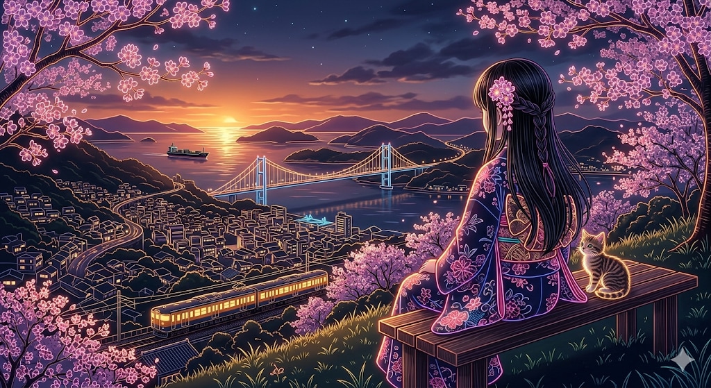 海の見える街69 | の人気AIイラスト・グラビア