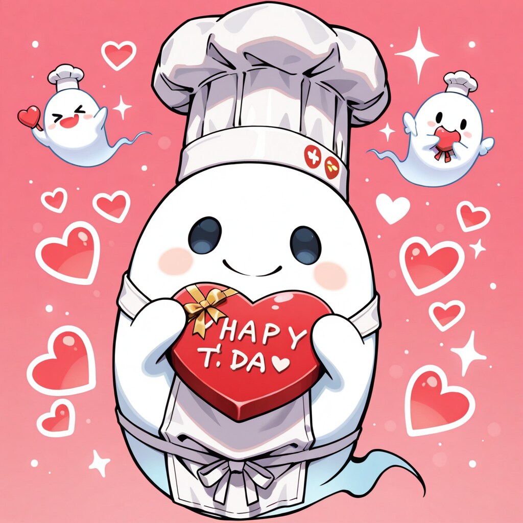 バレンタインとお化けパティシエ