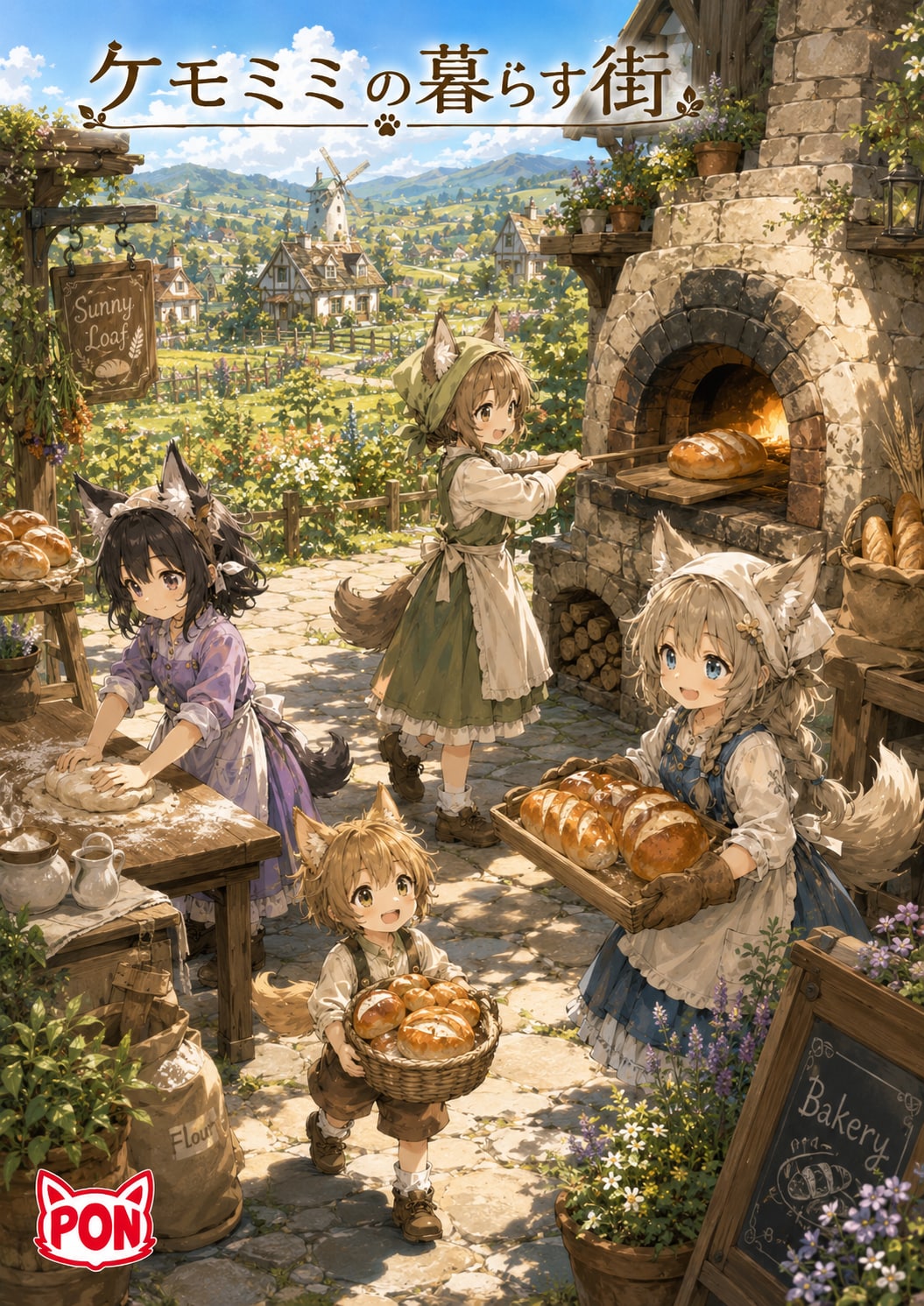 ケモミミの暮らす街
