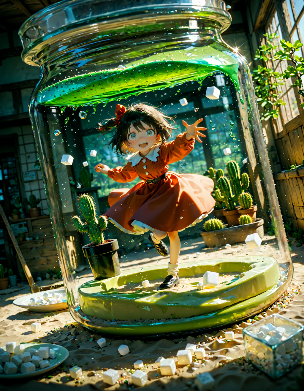 今日は何の日？　サボテンの日。砂糖の日。安全安心砂場の日　その２