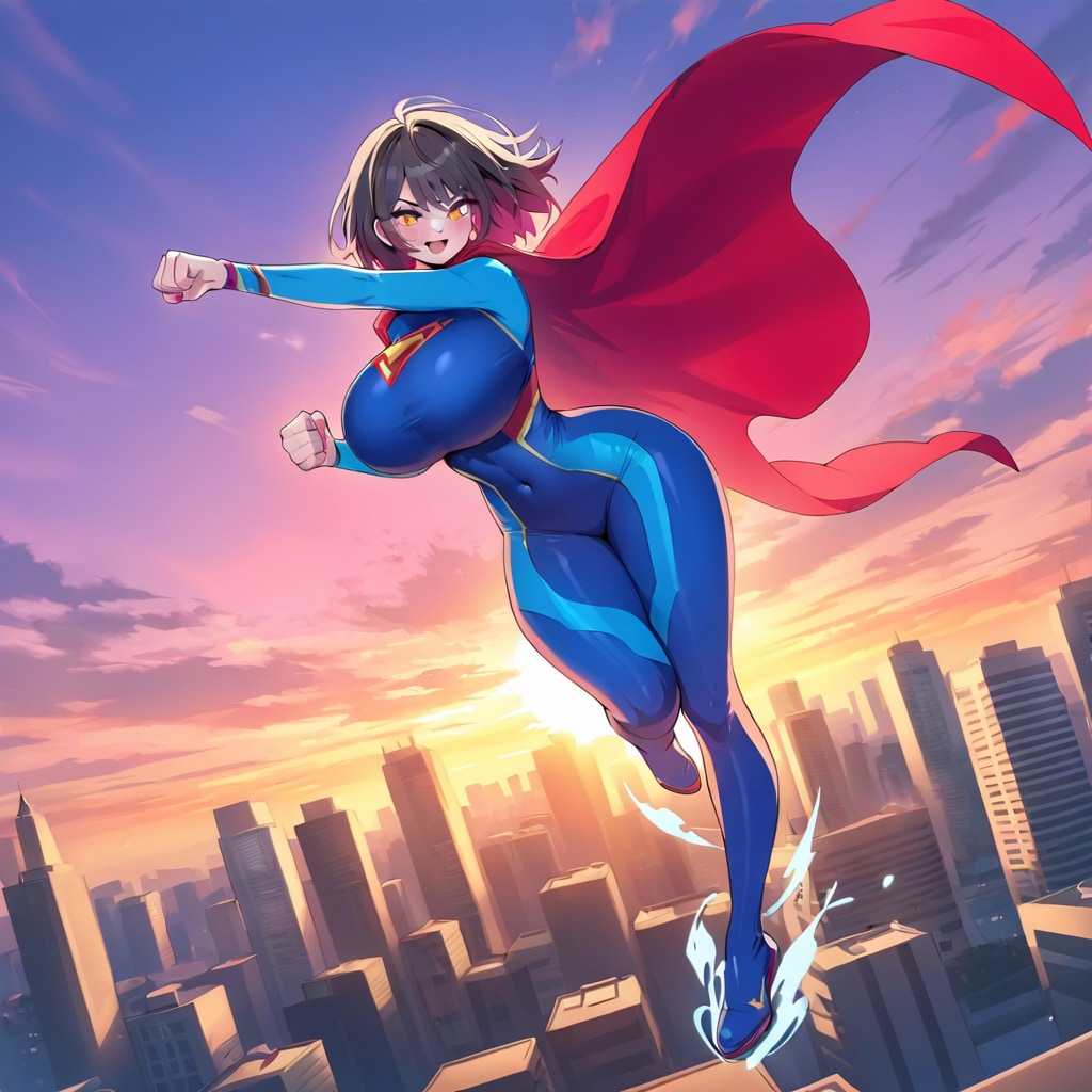 スーパーガール | の人気AIイラスト・グラビア