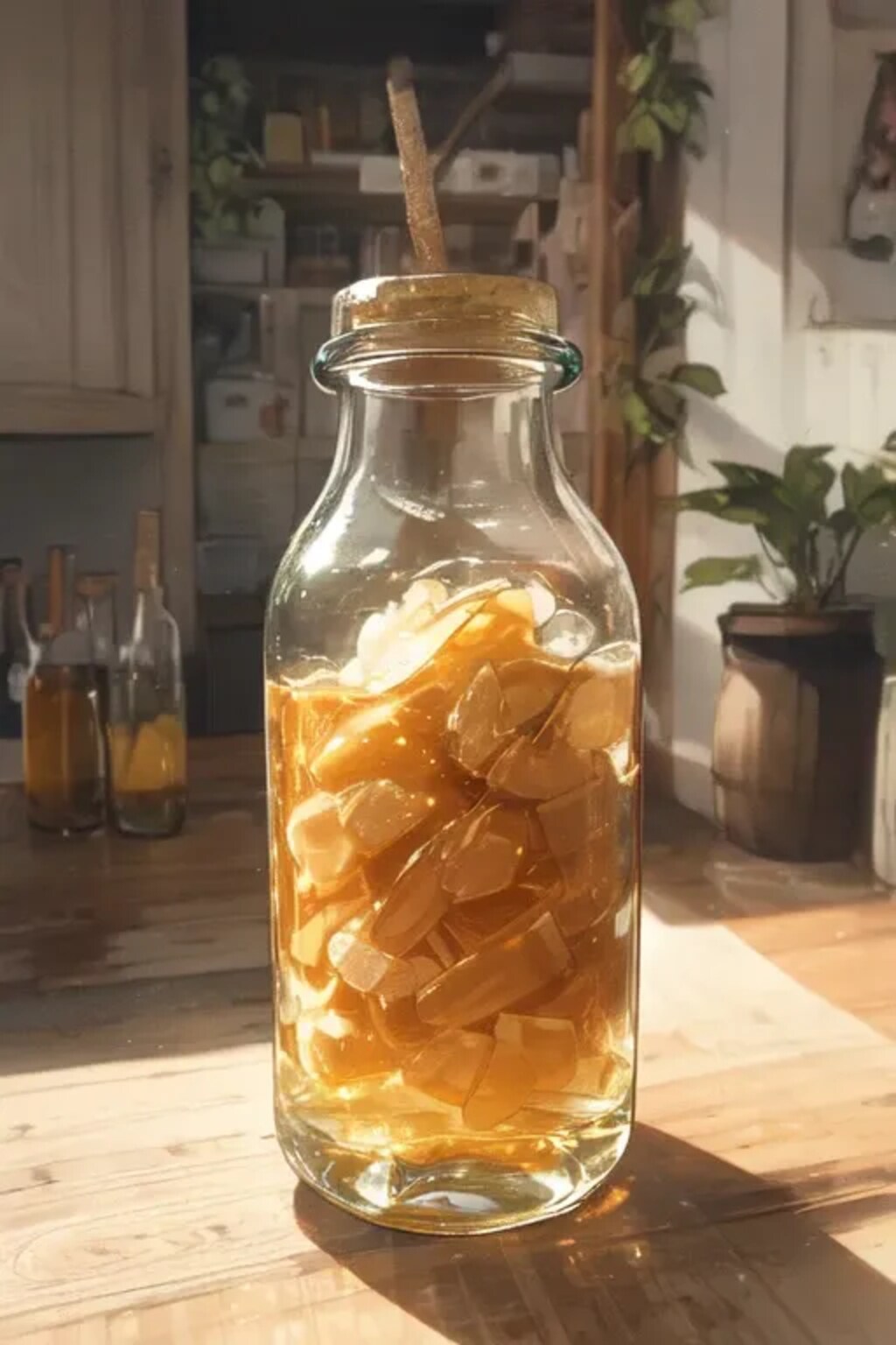 瓶に入ったはちみつ🍯