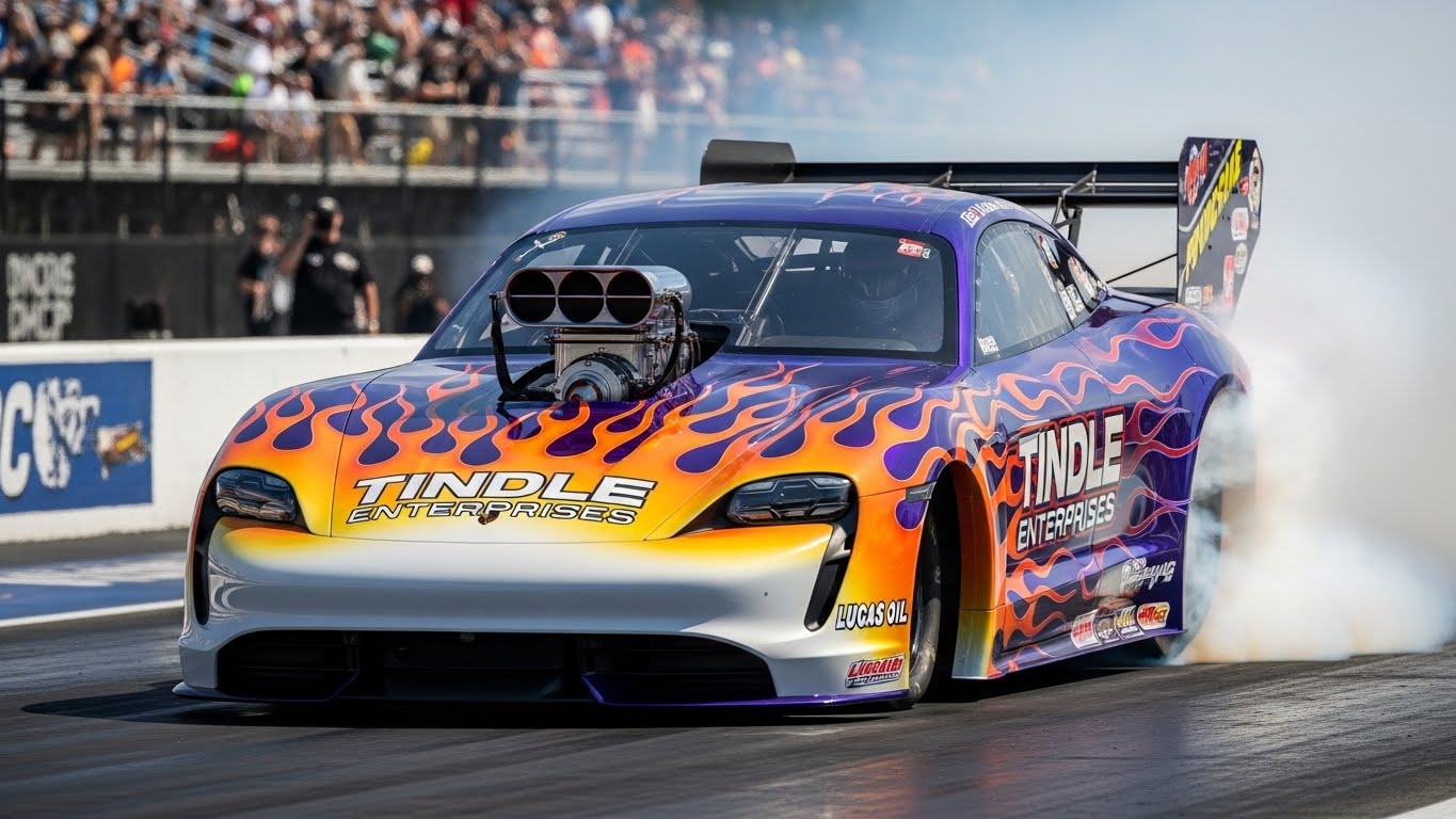 ポルシェタイカンドラッグカー | の人気AIイラスト・グラビア