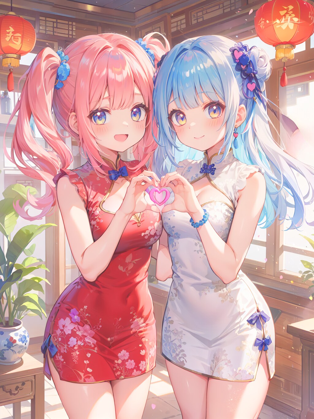 ツインチャイナ娘