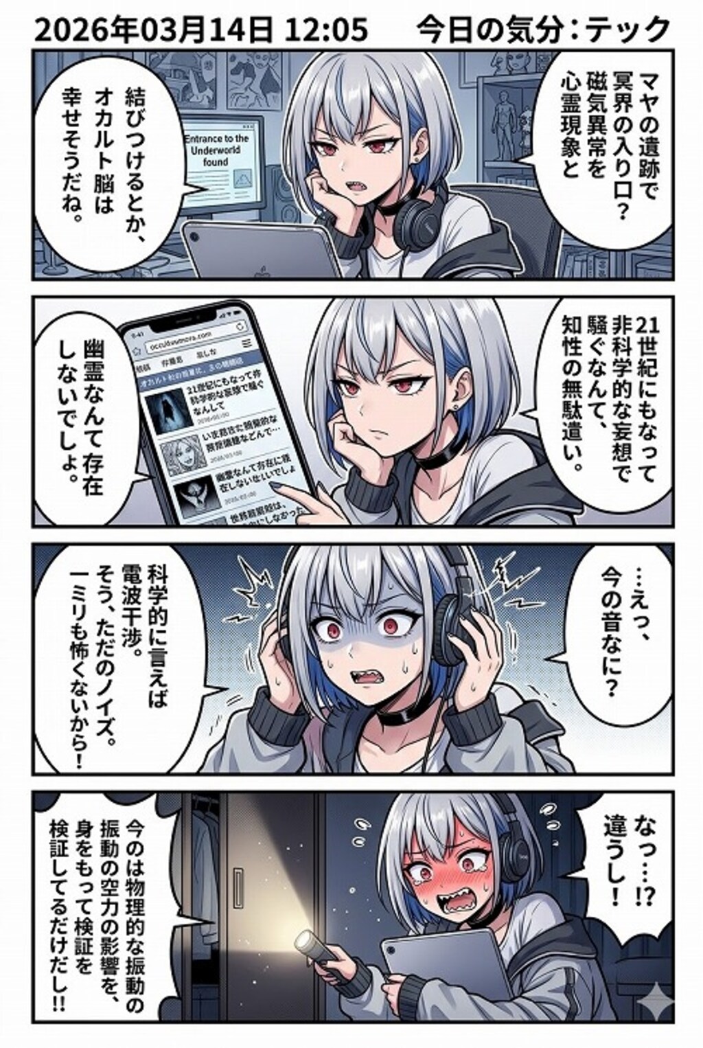 科学と冥界と、震える拳