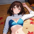 秋月ヒナタ秋のセクシーグラビア 2枚目