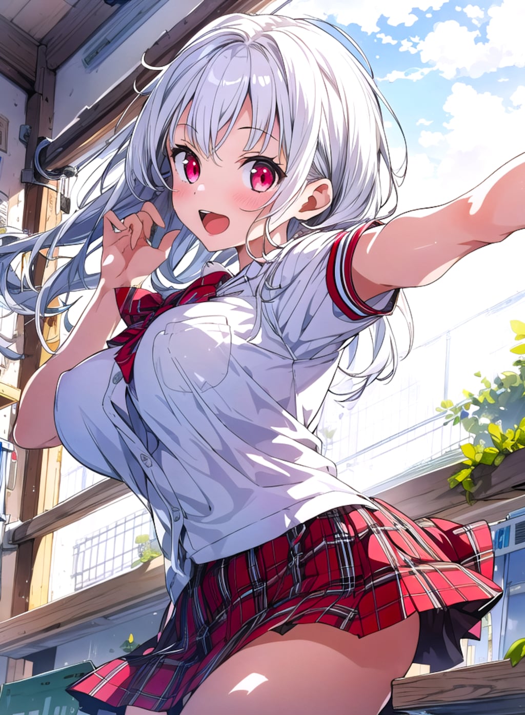 ぐぐって伸びるポーズ