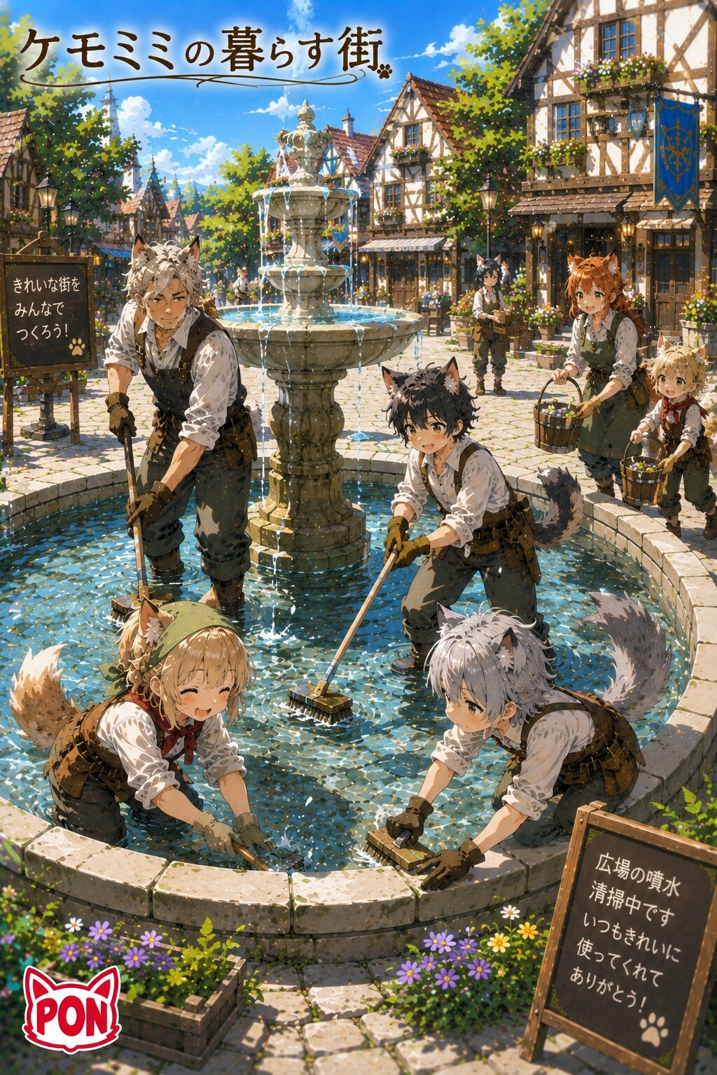 ケモミミの暮らす街