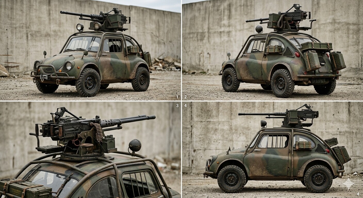 スバル360軍用車